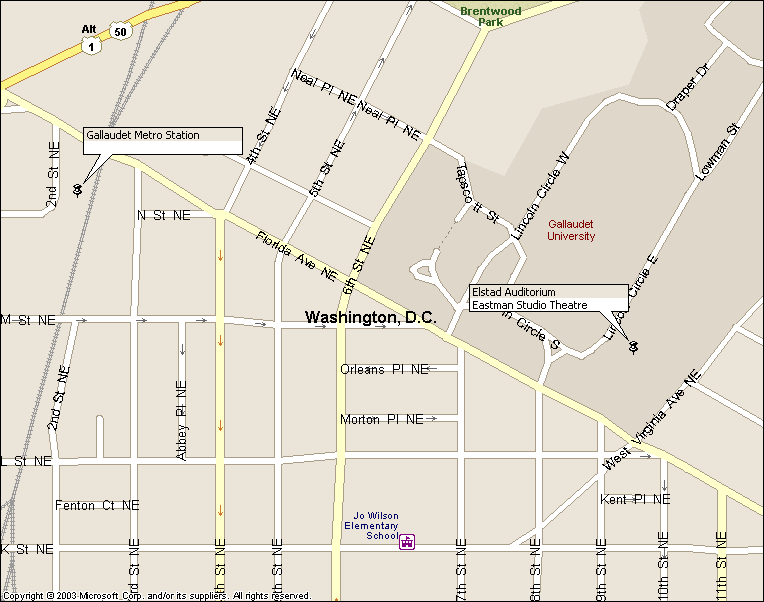 Eastman Studio Theatre Map