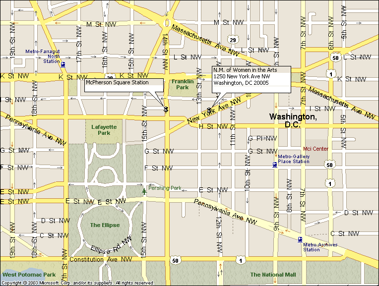 Washington, DC Map