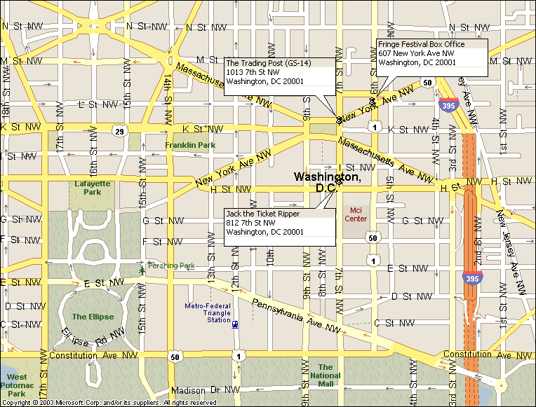 Fringe Festival Map