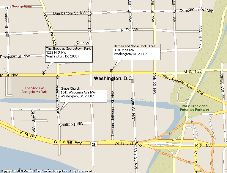 Georgetown Map